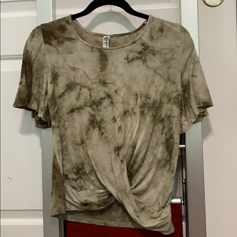 Green Tie Dye Shirt